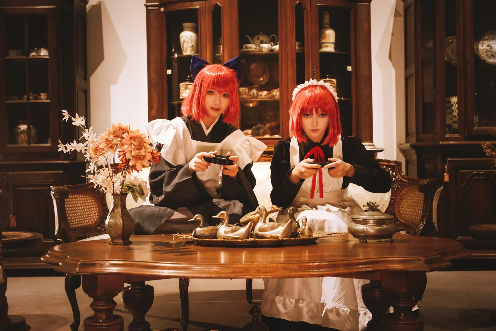 【月姬cos】巫净琥珀与巫净翡翠的远野宅邸日常 - 第 4 张