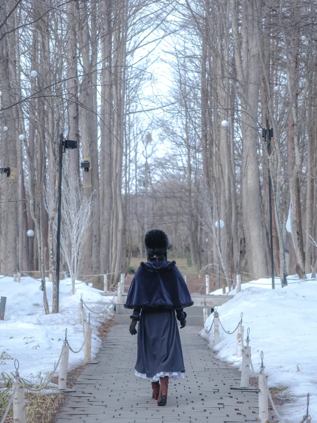 【久远寺有珠cos】雪夜树林里的静谧魔法使 - 第 2 张