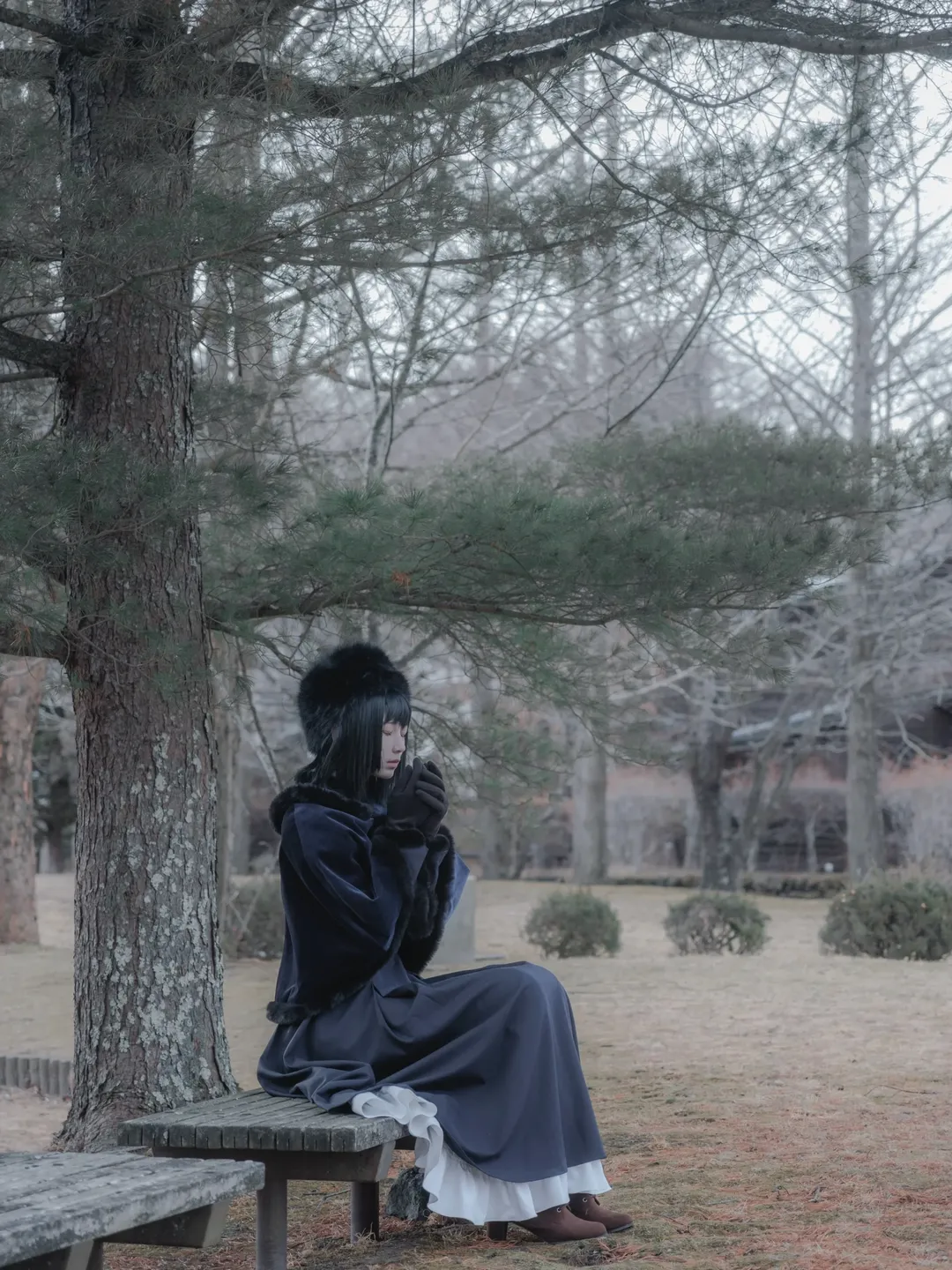 【久远寺有珠cos】雪夜树林里的静谧魔法使 - 第 3 张