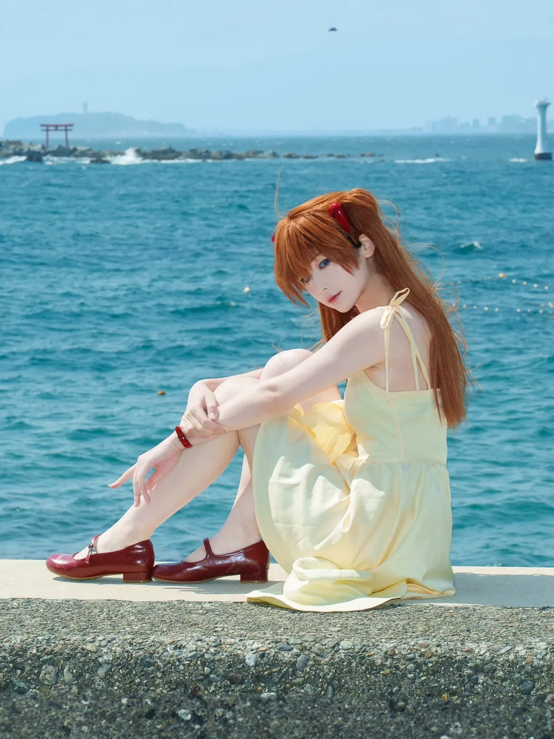 【惣流明日香cos】新世纪福音战士海边的初遇 - 第 7 张