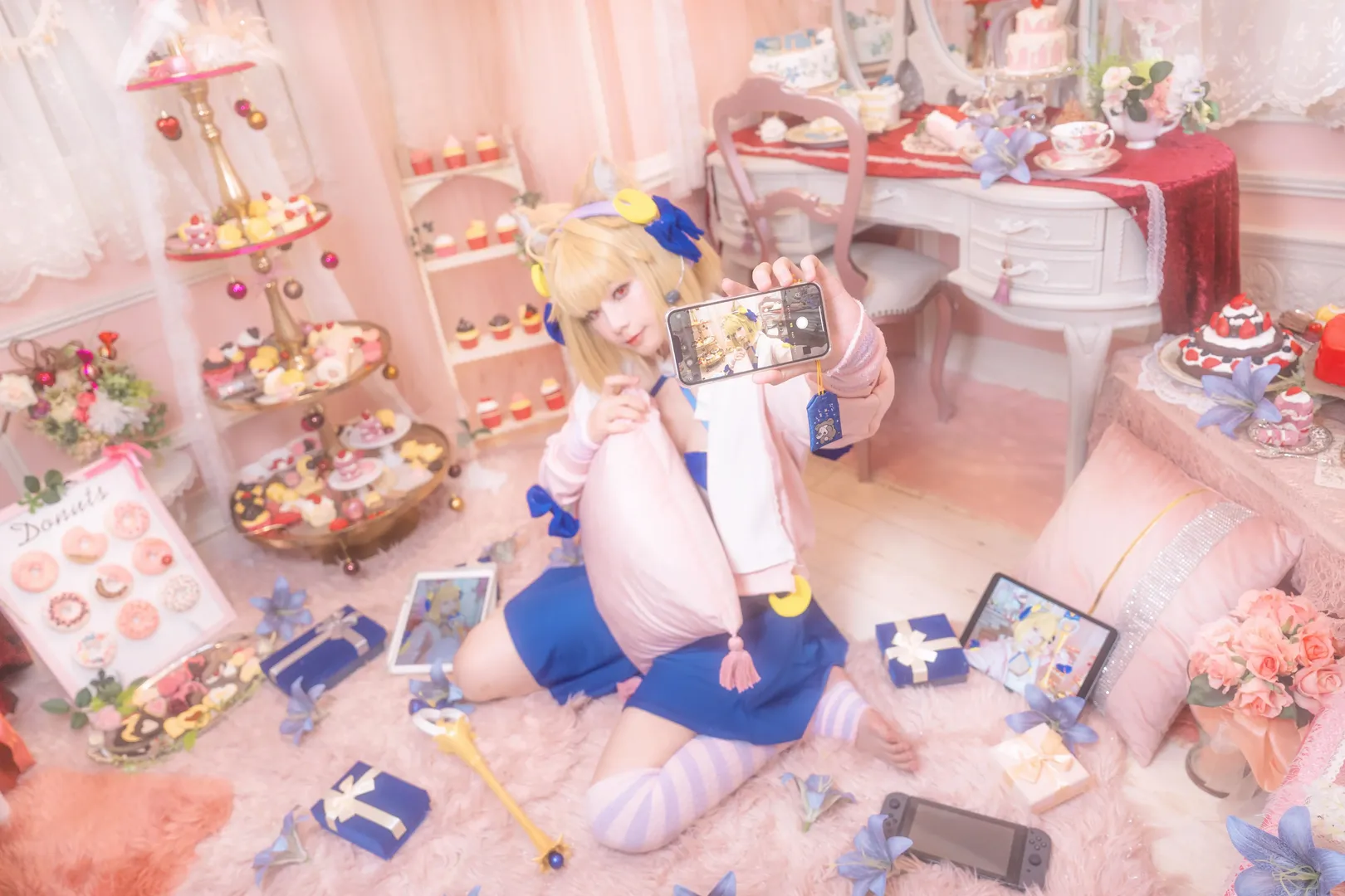 【愛爾奎特cos】月姬中夢幻粉藍甜品屋的少女 - 第 3 張