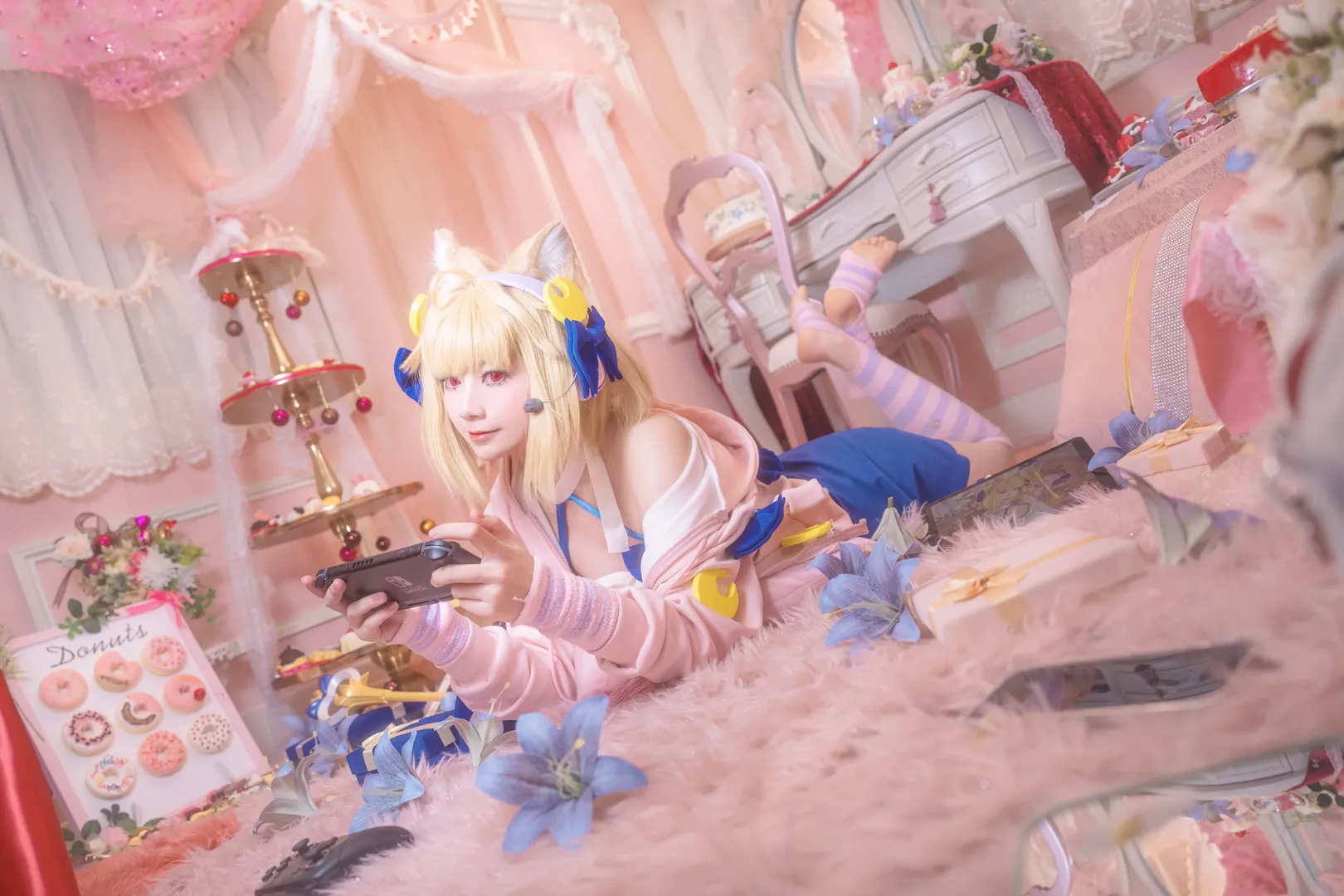 【愛爾奎特cos】月姬中夢幻粉藍甜品屋的少女 - 第 4 張