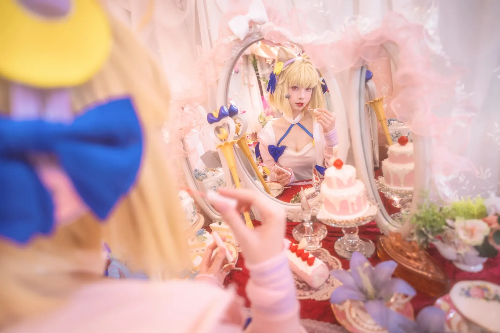 【愛爾奎特cos】月姬中夢幻粉藍甜品屋的少女 - 第 8 張