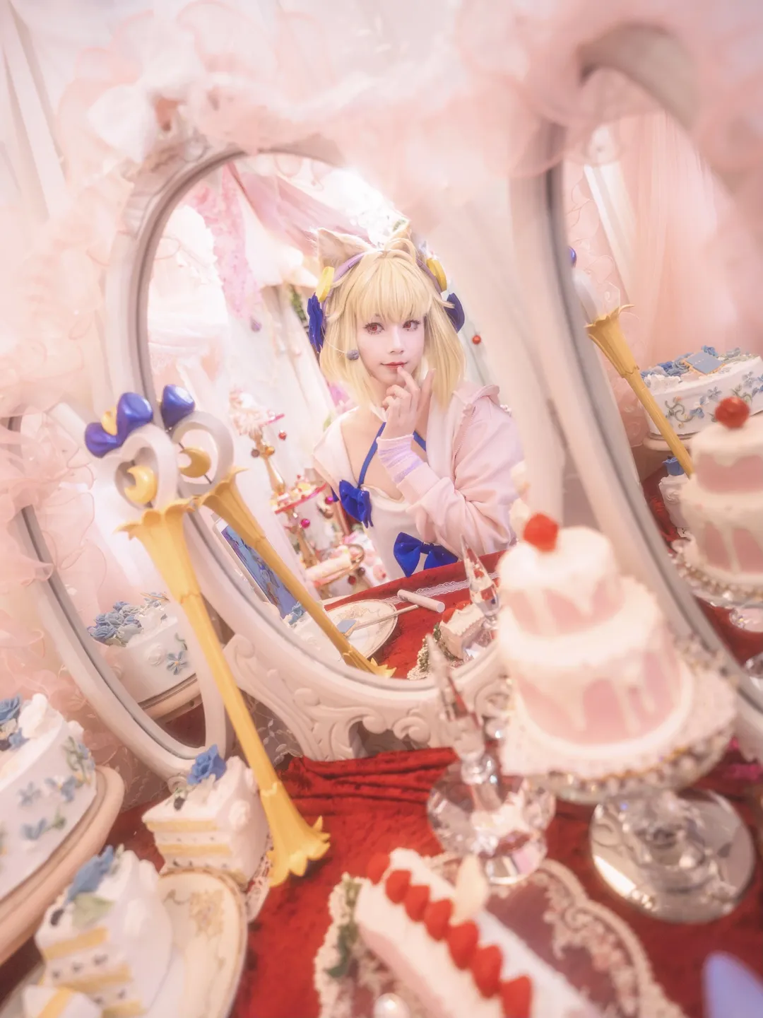 【愛爾奎特cos】月姬中夢幻粉藍甜品屋的少女 - 第 9 張