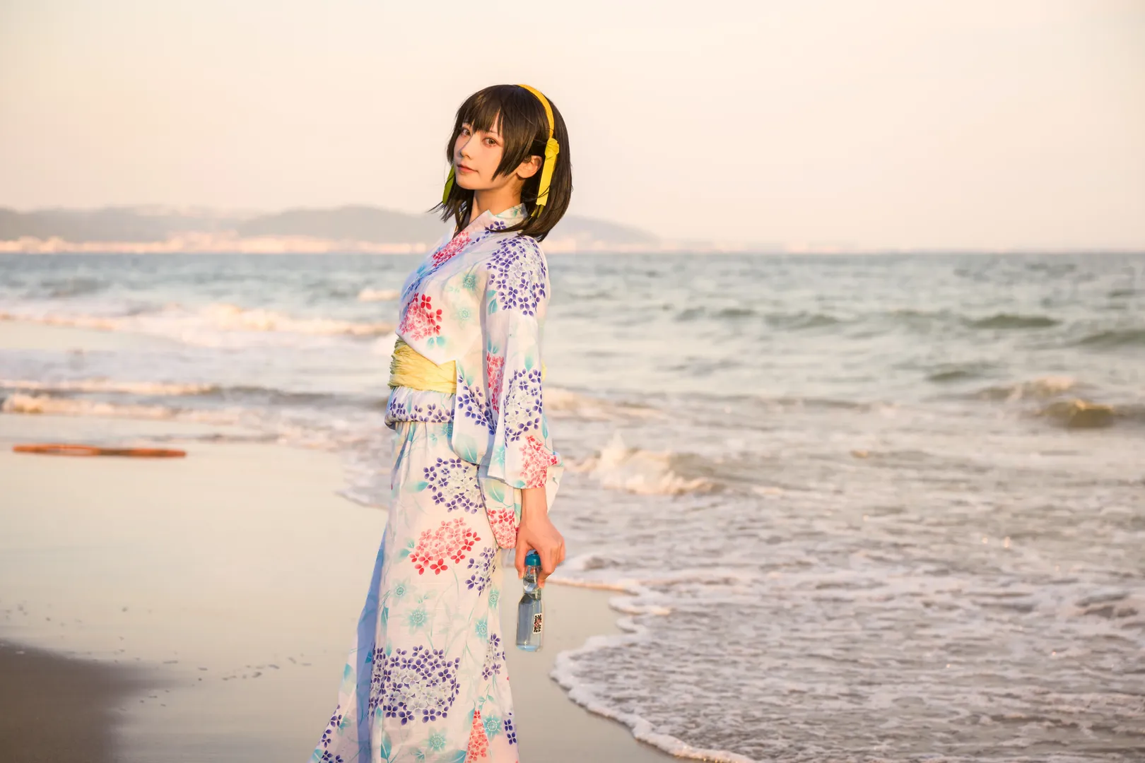 【凉宫春日cos】夏日浴衣与绣球花，漫无止境的八月记忆 - 第 10 张