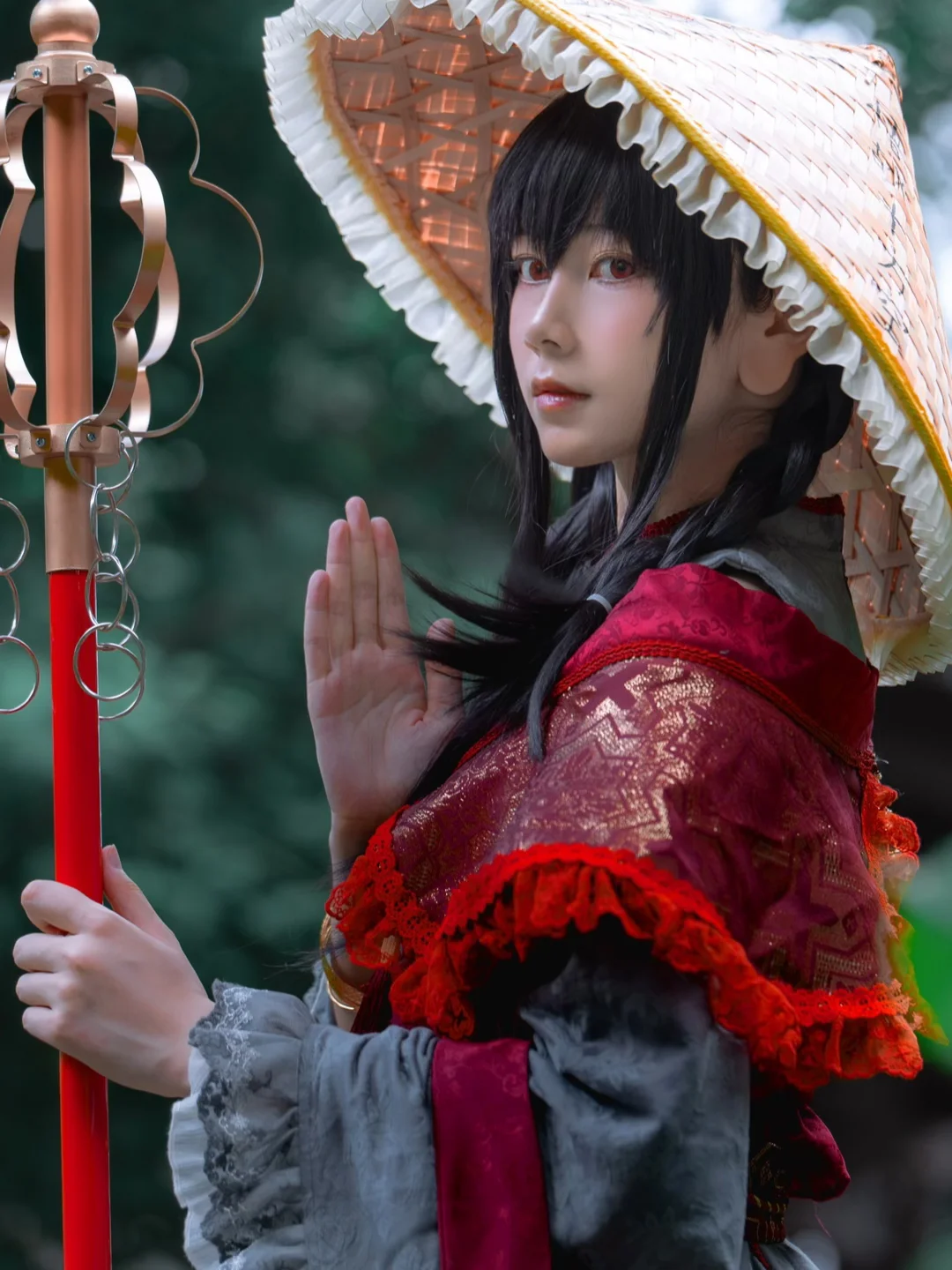 【矢田寺成美cos】東方Project夏日地藏修行與紫陽花記憶 - 第 1 張