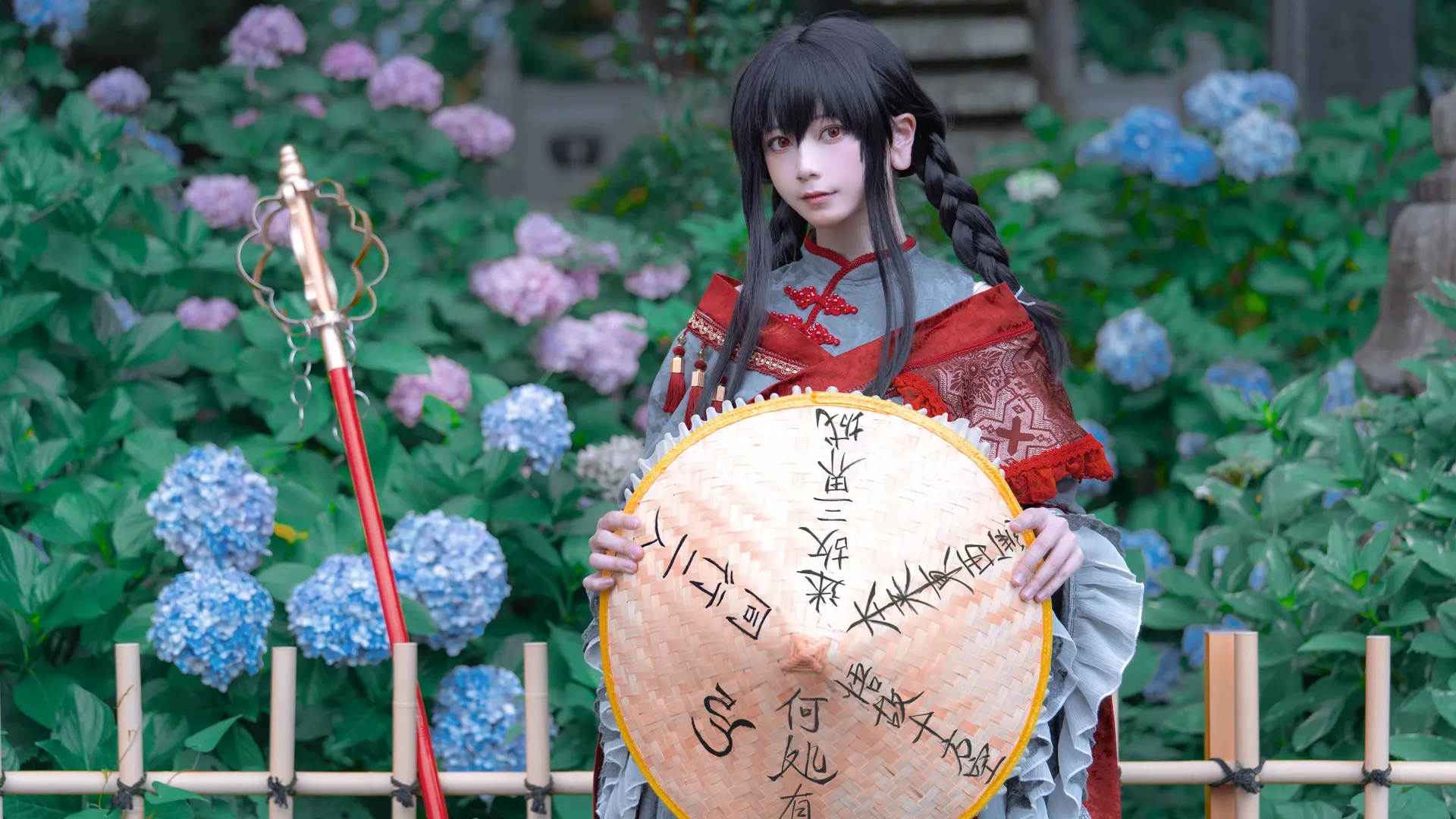 【矢田寺成美cos】東方Project夏日地藏修行與紫陽花記憶 - 第 11 張