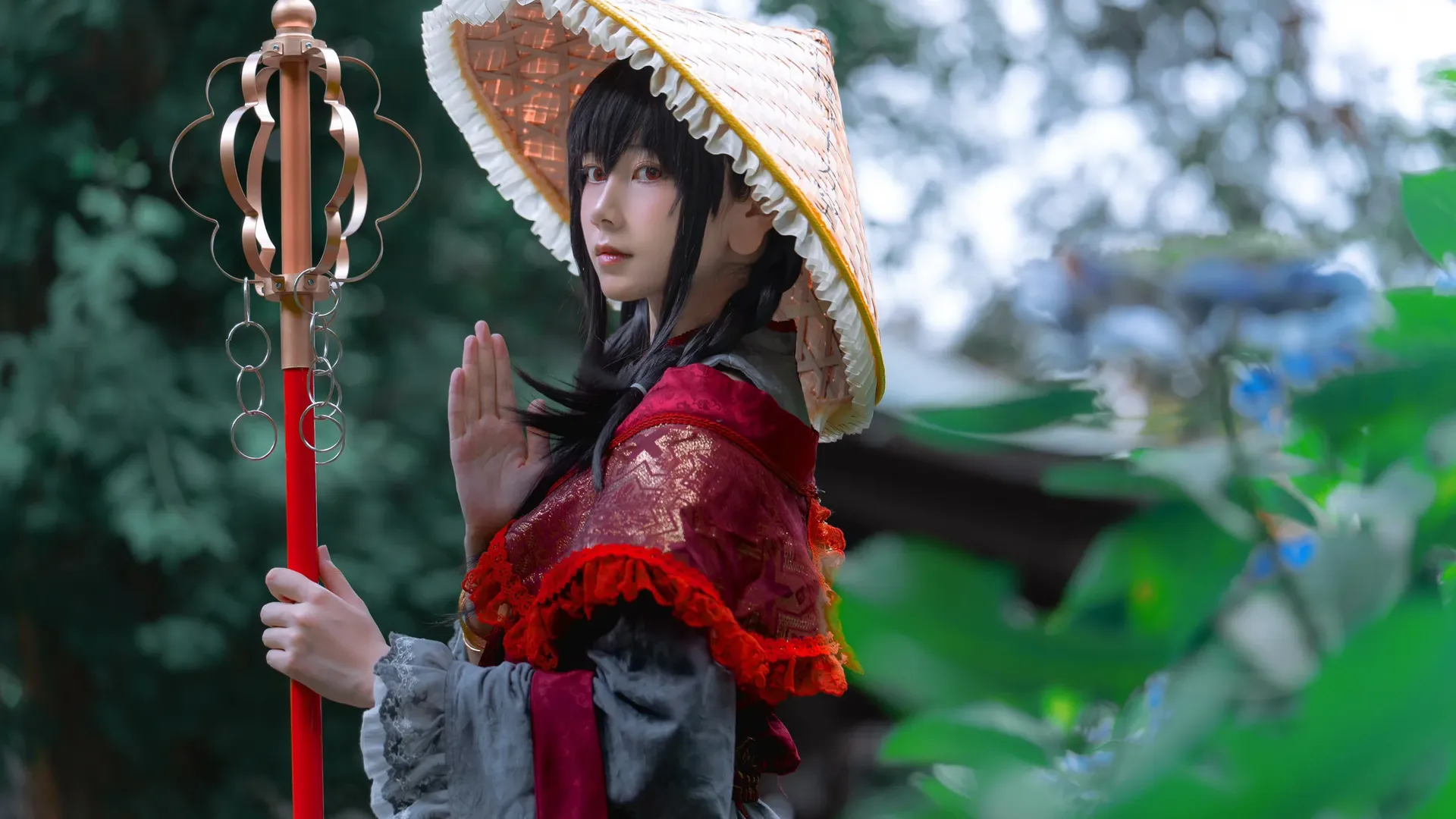 【矢田寺成美cos】東方Project夏日地藏修行與紫陽花記憶 - 第 2 張