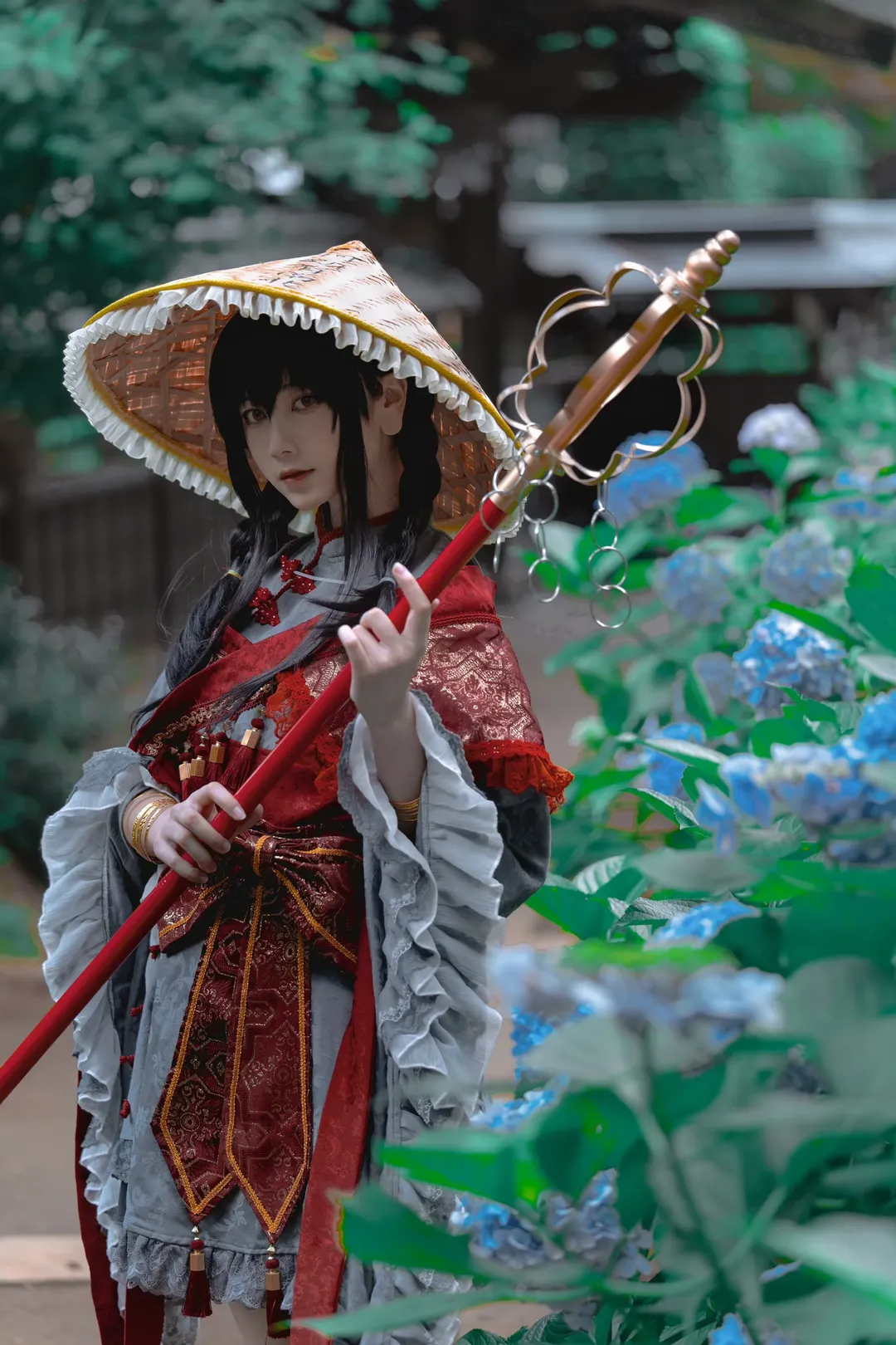 【矢田寺成美cos】東方Project夏日地藏修行與紫陽花記憶 - 第 8 張