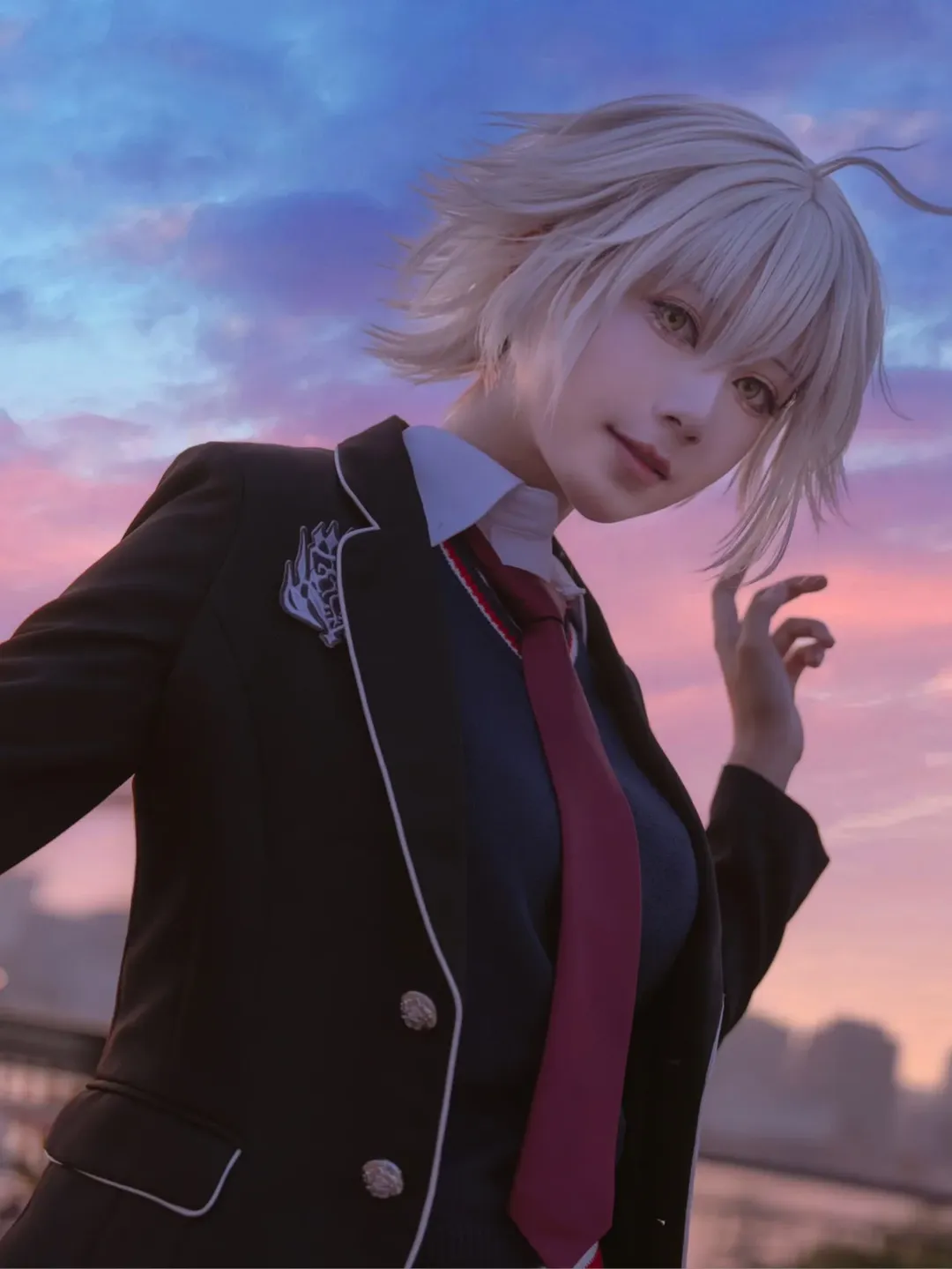 【貞德Alter cos】臺場巡禮覆盤：共舞邀約與晚霞下的光影 - 第 1 張