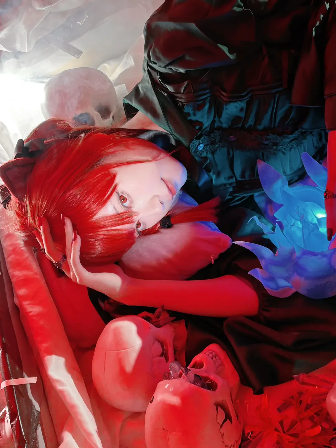 【火焰貓燐cos】東方Project 睡在屍骨箱裡的紅髮貓妖 - 第 3 張