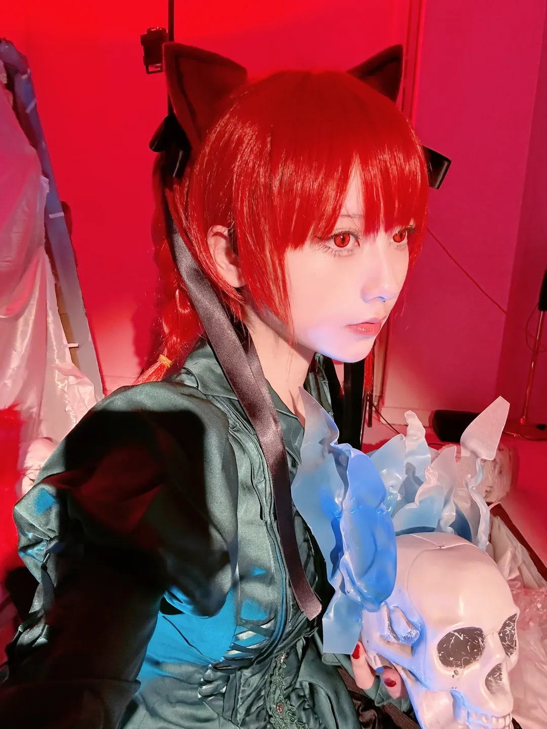 【火焰貓燐cos】東方Project 睡在屍骨箱裡的紅髮貓妖 - 第 8 張