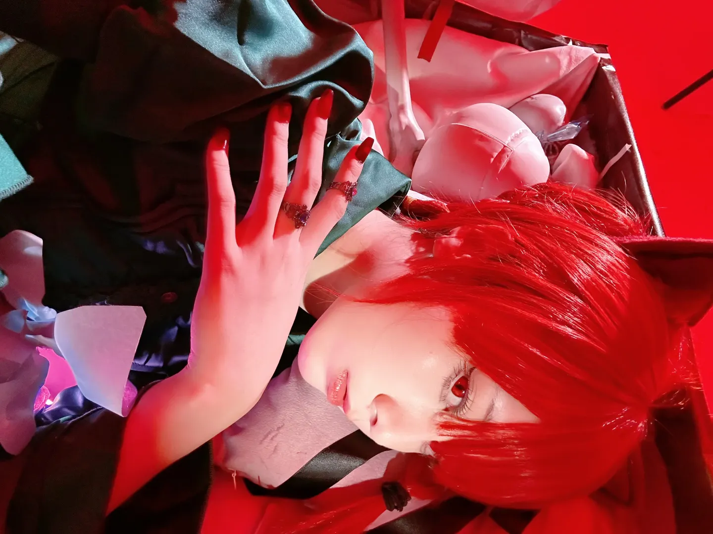 【火焰貓燐cos】東方Project 睡在屍骨箱裡的紅髮貓妖 - 第 9 張