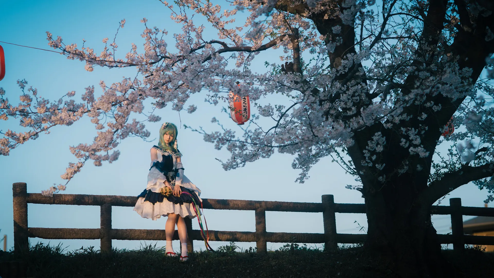 【東風谷早苗cos】東方Project的春日櫻花記憶 - 第 2 張