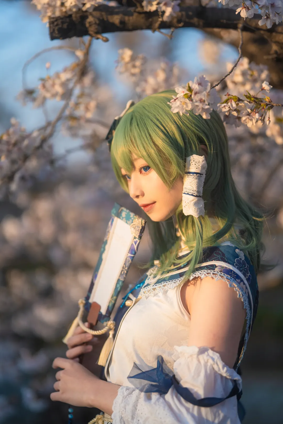 【東風谷早苗cos】東方Project的春日櫻花記憶 - 第 5 張