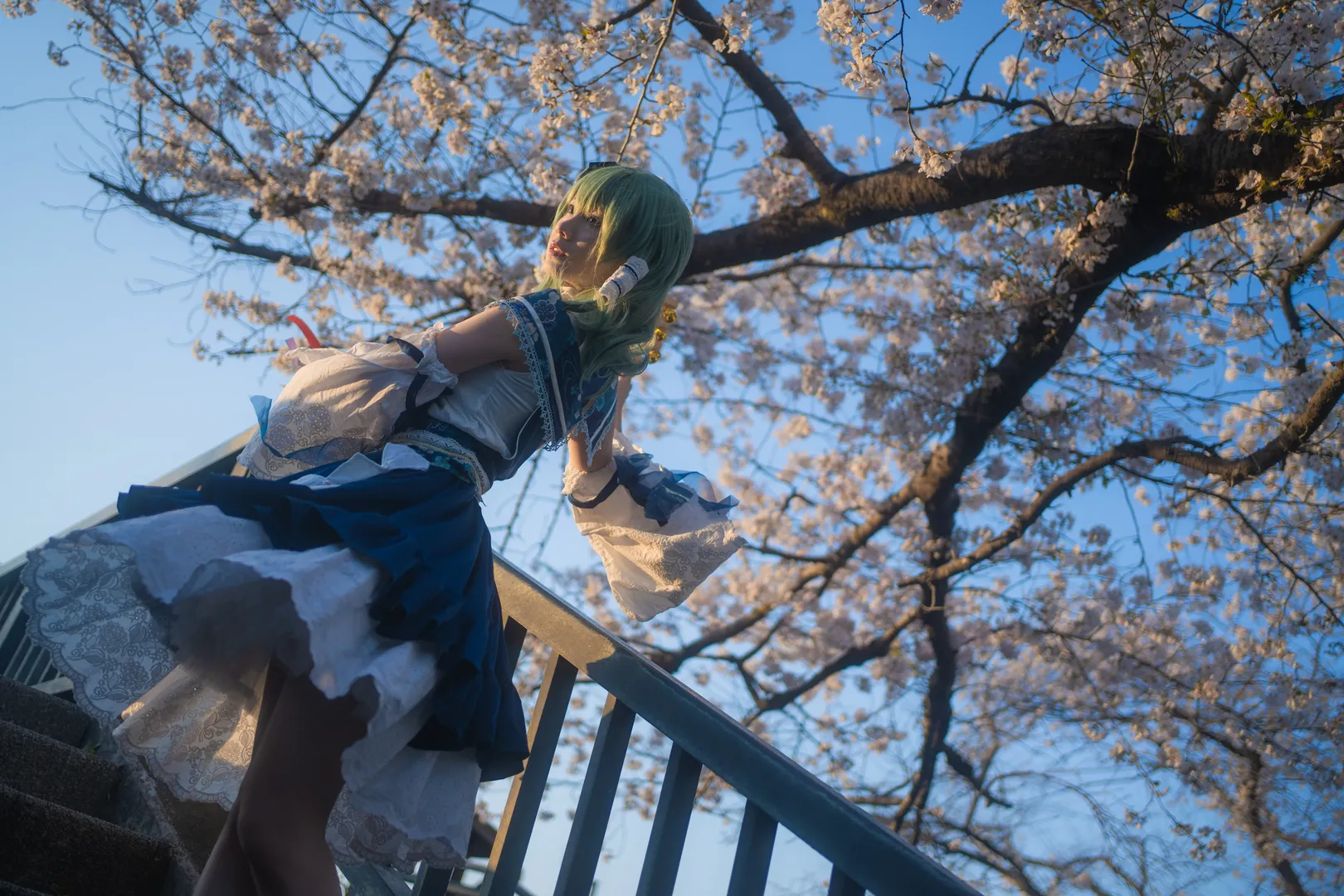 【東風谷早苗cos】東方Project的春日櫻花記憶 - 第 8 張