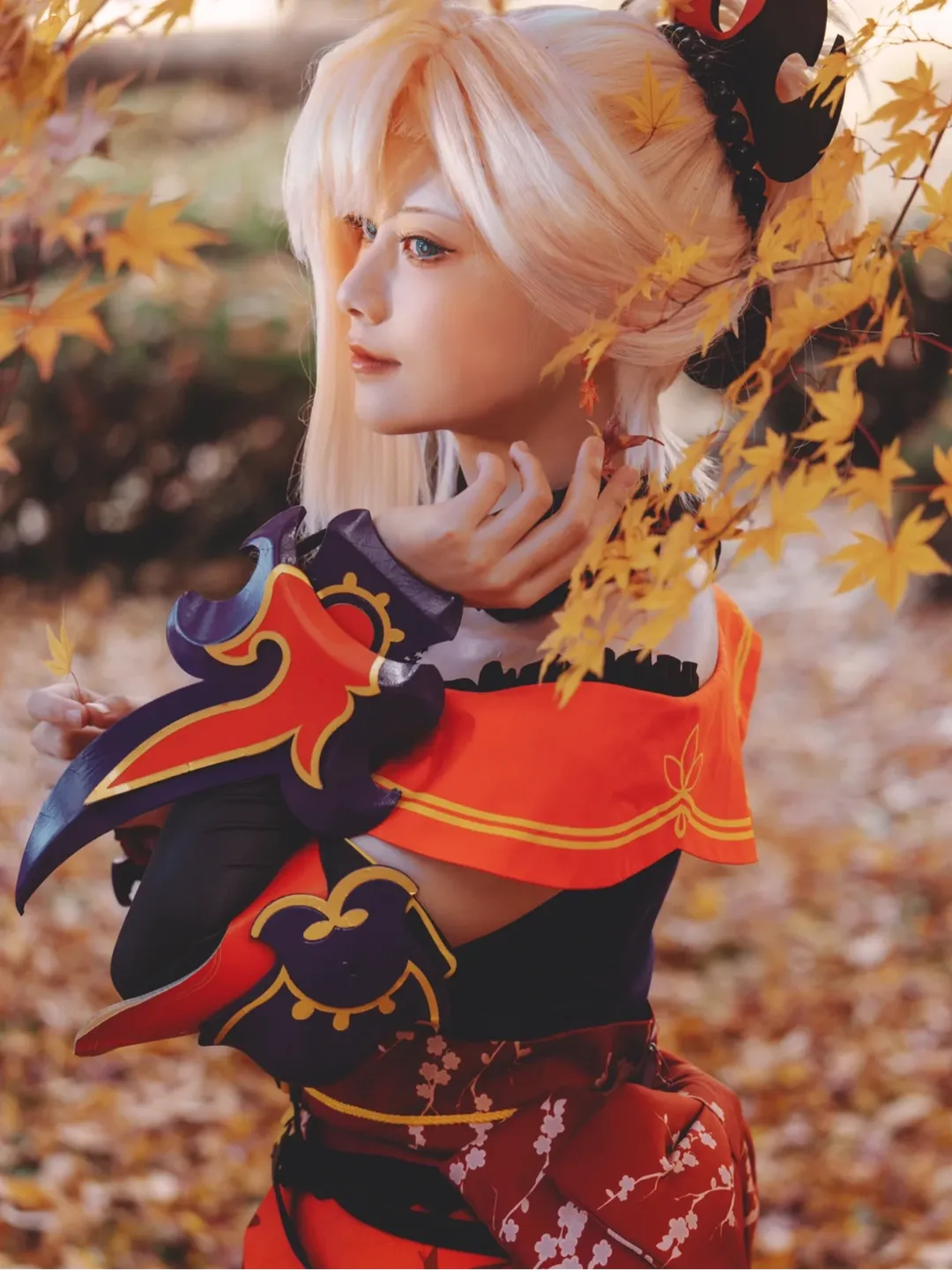 【宮本武藏cos】秋葉裡的紅影與修不完的頭髮