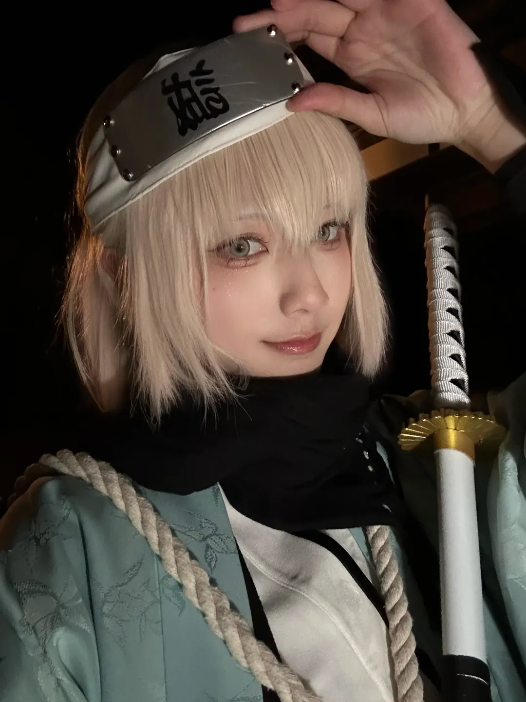 【冲田总司cos】冬夜雪中的新选组剑士