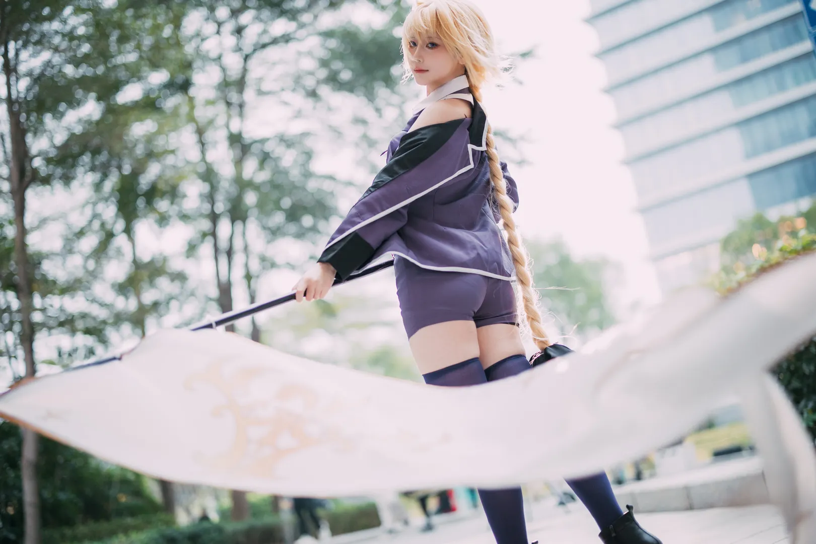 【ジャンヌ・ダルク コスプレ】主よ、この身を捧げます - 5 枚目