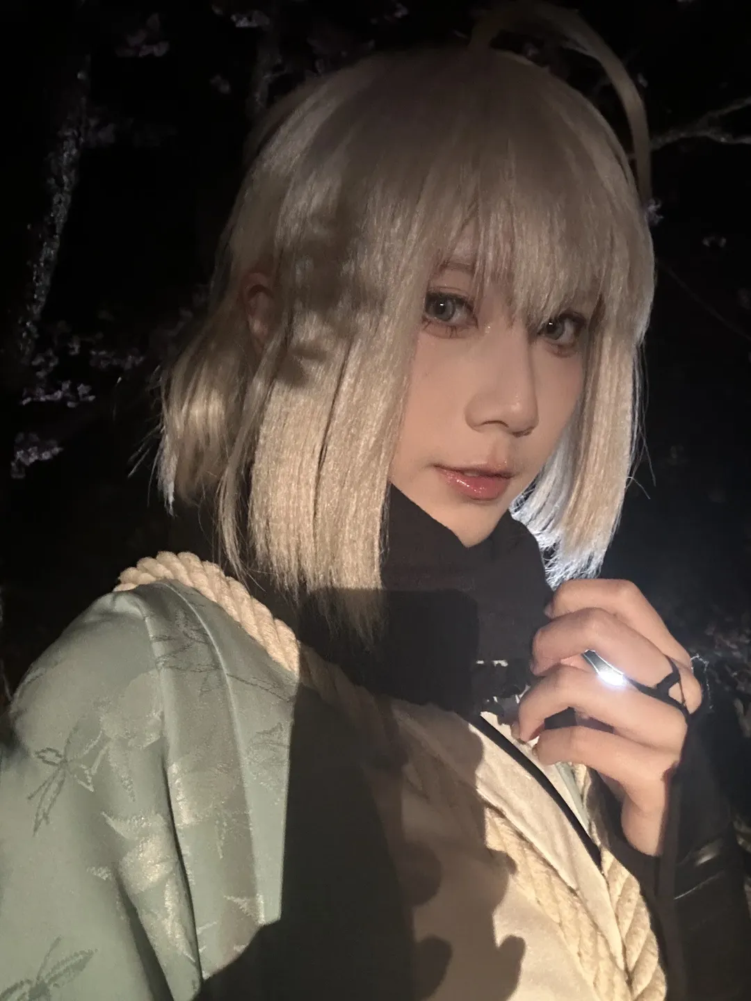 【冲田总司cos】带着新玩具清光，赴一场樱花之约 - 第 12 张