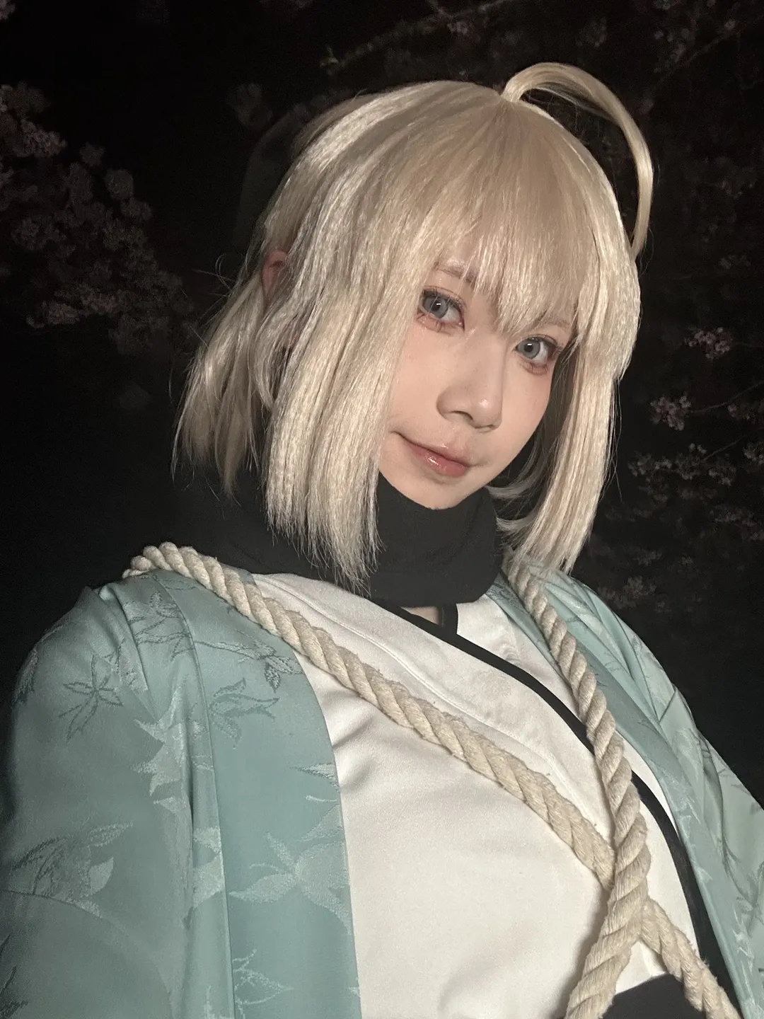 【冲田总司cos】带着新玩具清光，赴一场樱花之约 - 第 13 张