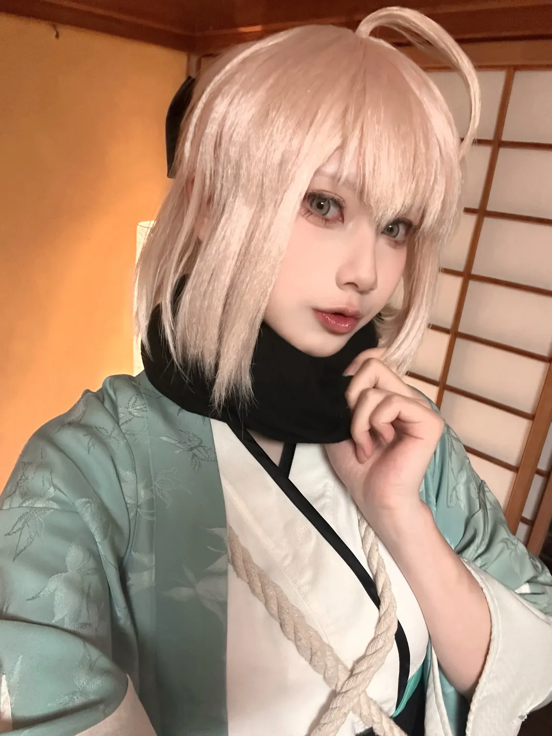 【冲田总司cos】带着新玩具清光，赴一场樱花之约 - 第 8 张