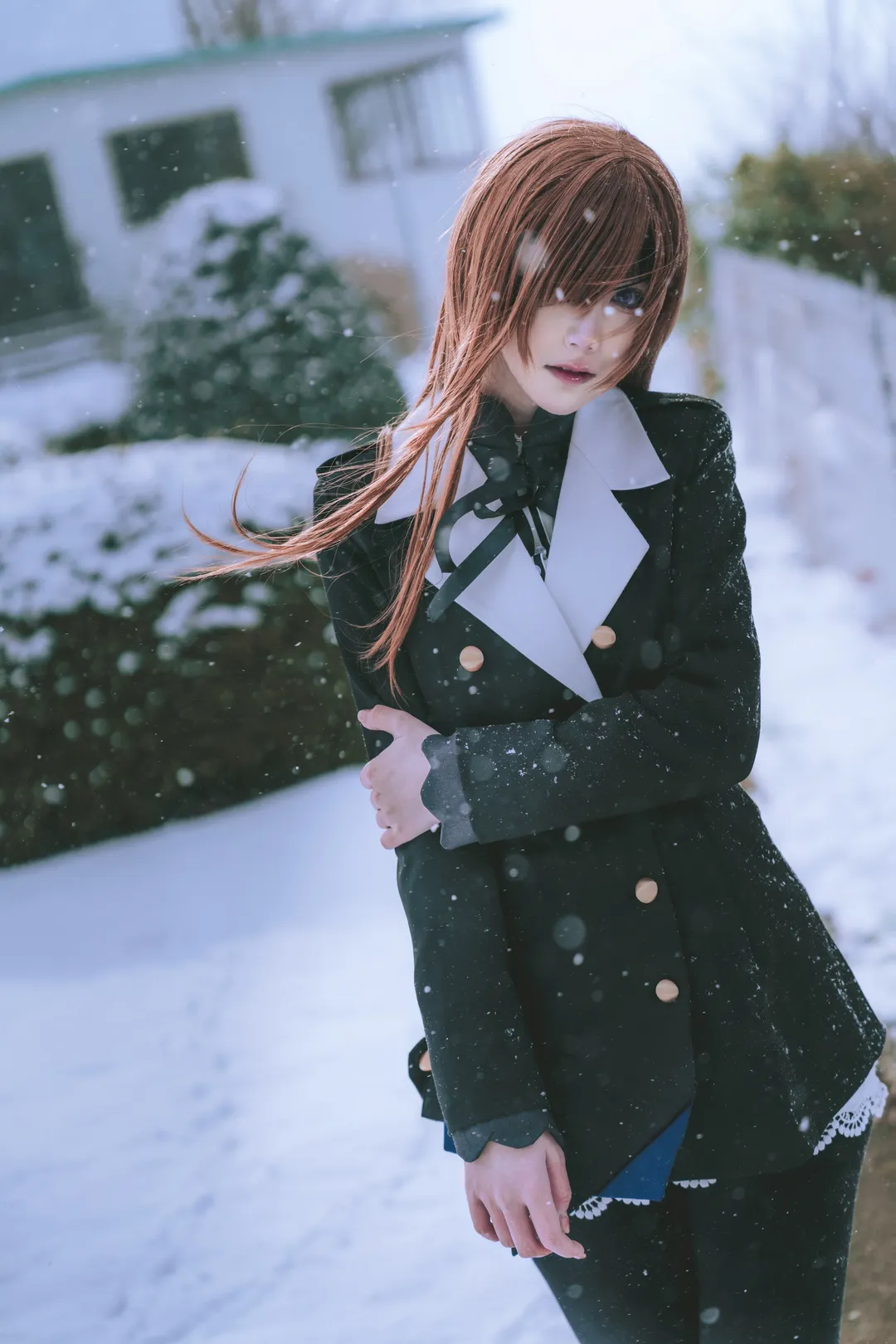 【オフェリア・ファムルソローネのコスプレ】雪夜の墓地に刻まれたFate/Grand Orderの一瞬 - 5 枚目