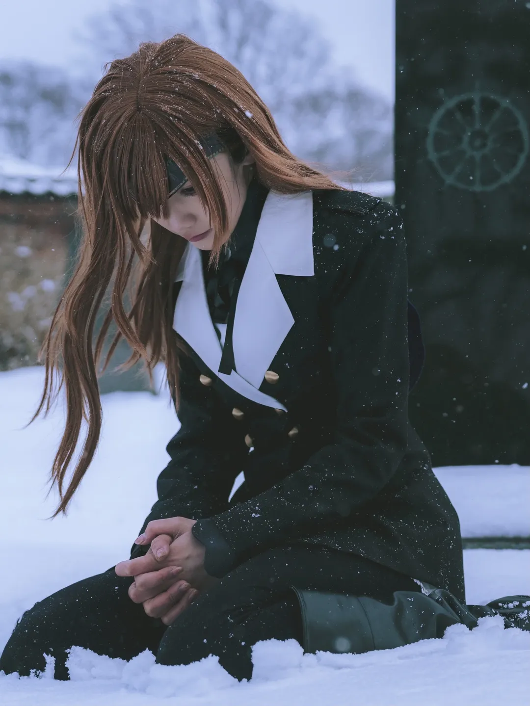 【オフェリア・ファムルソローネのコスプレ】Fate/Grand Order 雪の墓地に漂う哀愁と救済 - 1 枚目