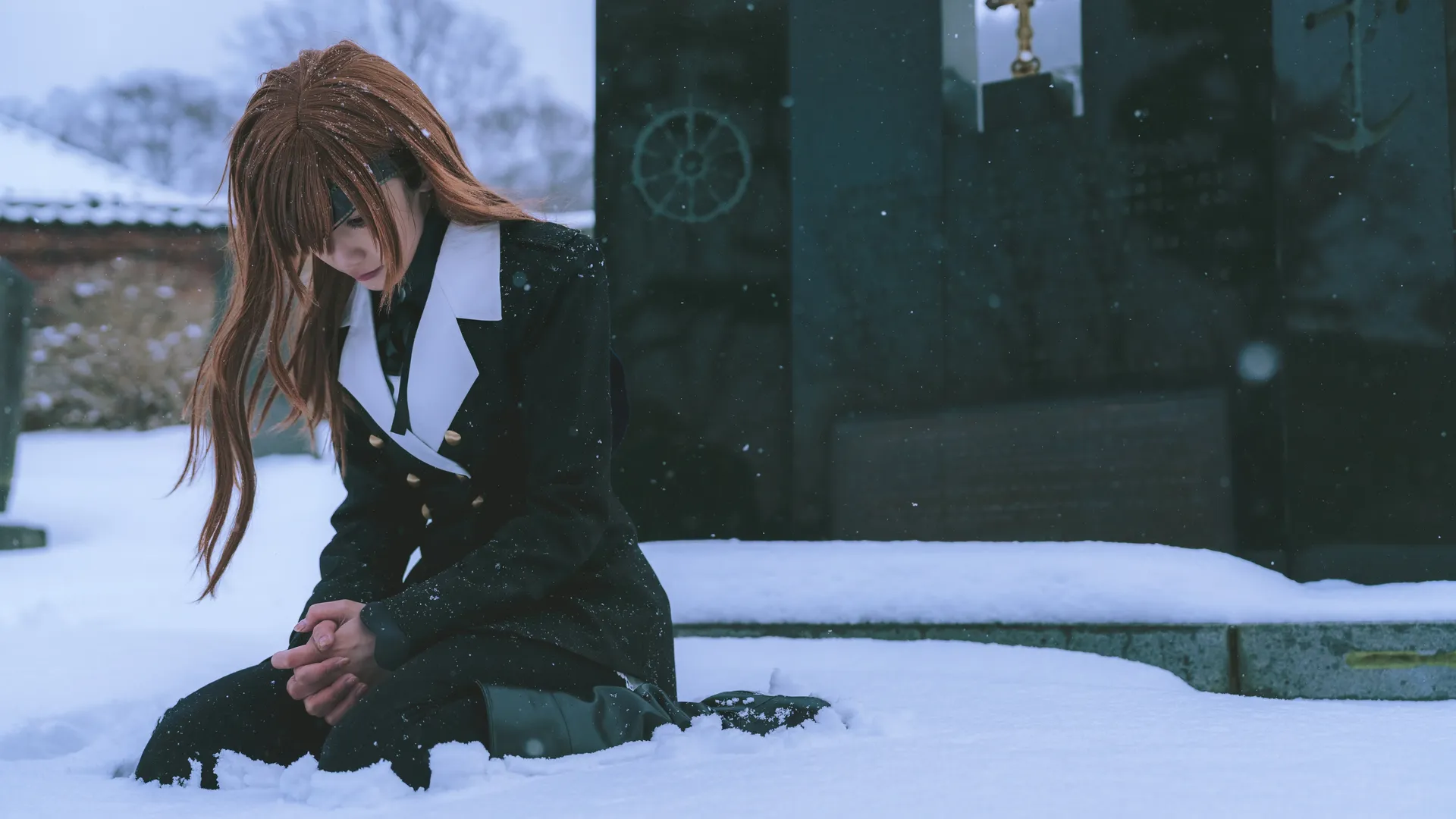 【オフェリア・ファムルソローネのコスプレ】Fate/Grand Order 雪の墓地に漂う哀愁と救済 - 2 枚目