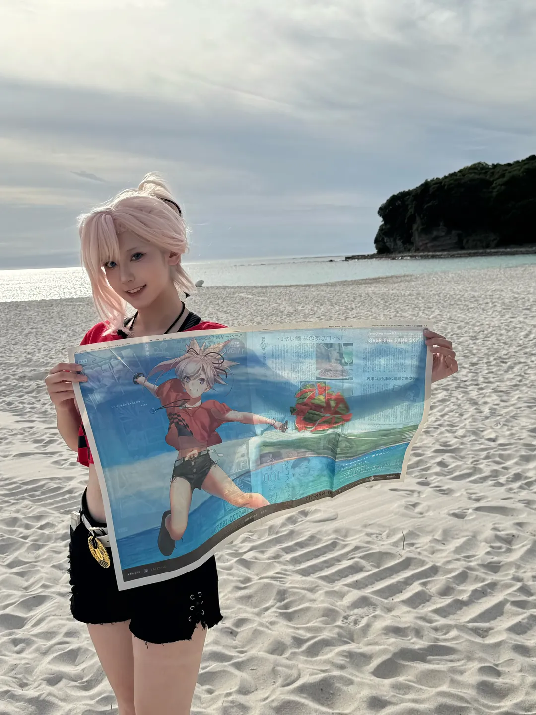 【宮本武蔵コスプレ】Fate/Grand Order 10周年記念企画、和歌山白浜の海辺日記 - 1 枚目