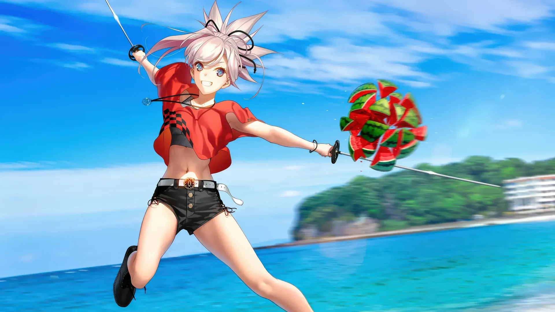 【宮本武蔵コスプレ】Fate/Grand Order 10周年記念企画、和歌山白浜の海辺日記 - 13 枚目