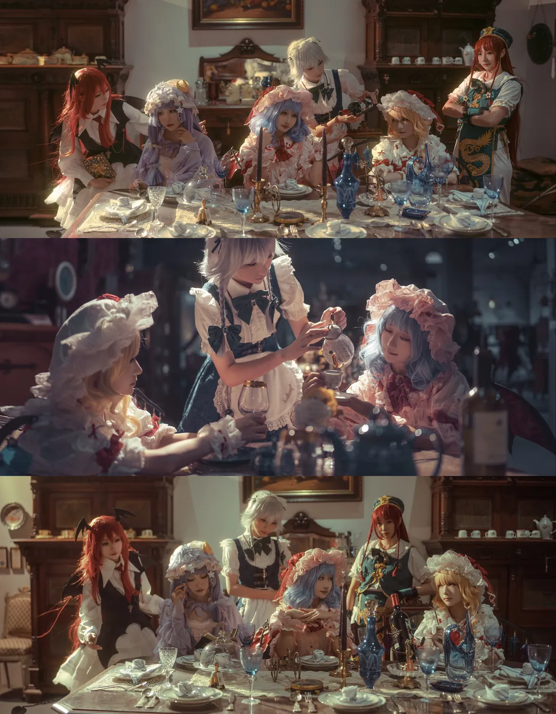【红魔馆cos】东方红魔乡重制，十年东方情怀再现 - 第 1 张