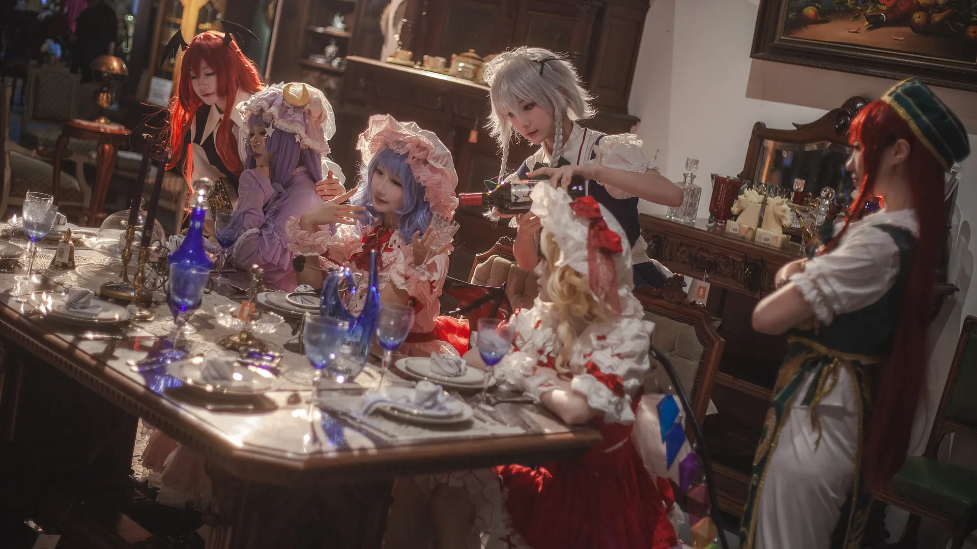 【红魔馆cos】东方红魔乡重制，十年东方情怀再现 - 第 5 张