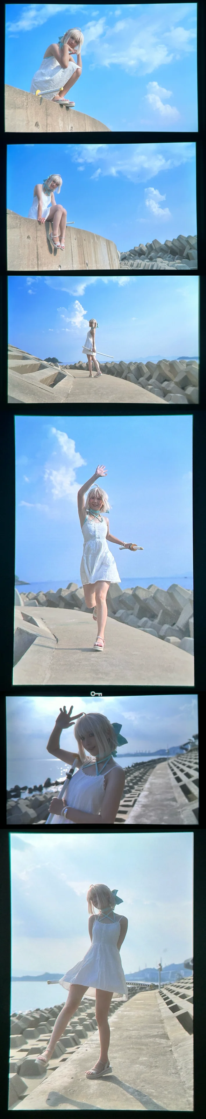 【冲田总司cos】FGO泳装冲田，夏日无敌主场降临海滩 - 第 8 张