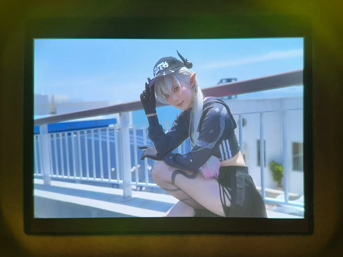 【マシュ・キリエライト コスプレ】Fate/Grand Order 週末のトレーニング、サイクリングコーデが映える海岸の風景 - 16 枚目