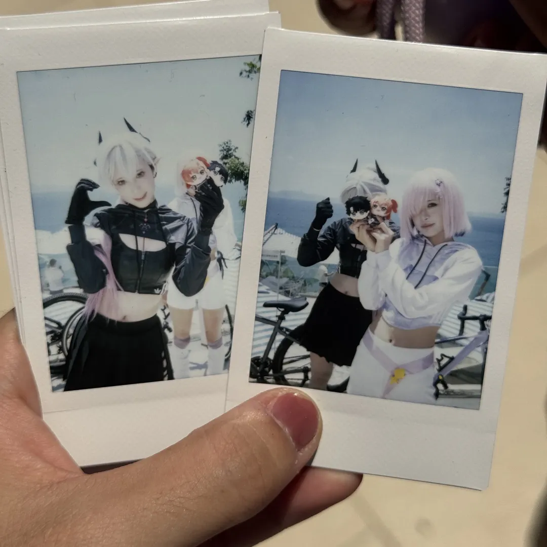 【マシュ・キリエライト コスプレ】Fate/Grand Order 週末のトレーニング、サイクリングコーデが映える海岸の風景 - 6 枚目