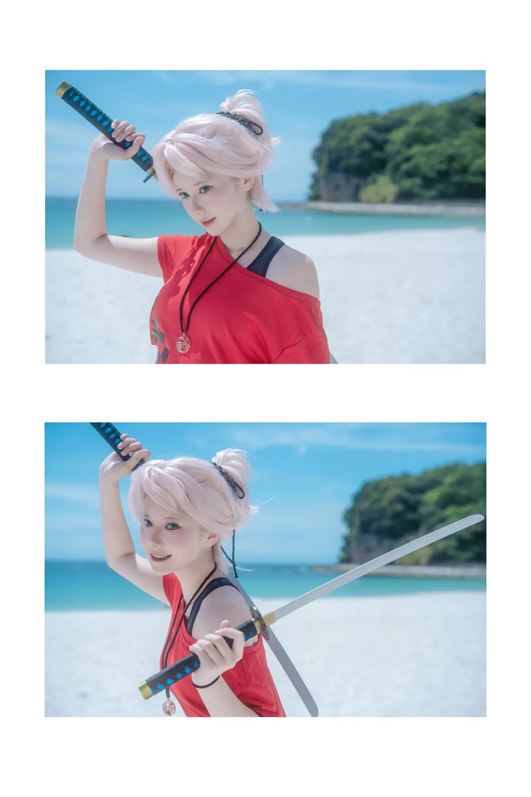 【宮本武藏cos】Fate/Grand Order的夏日，白濱的海風與西瓜 - 第 4 張