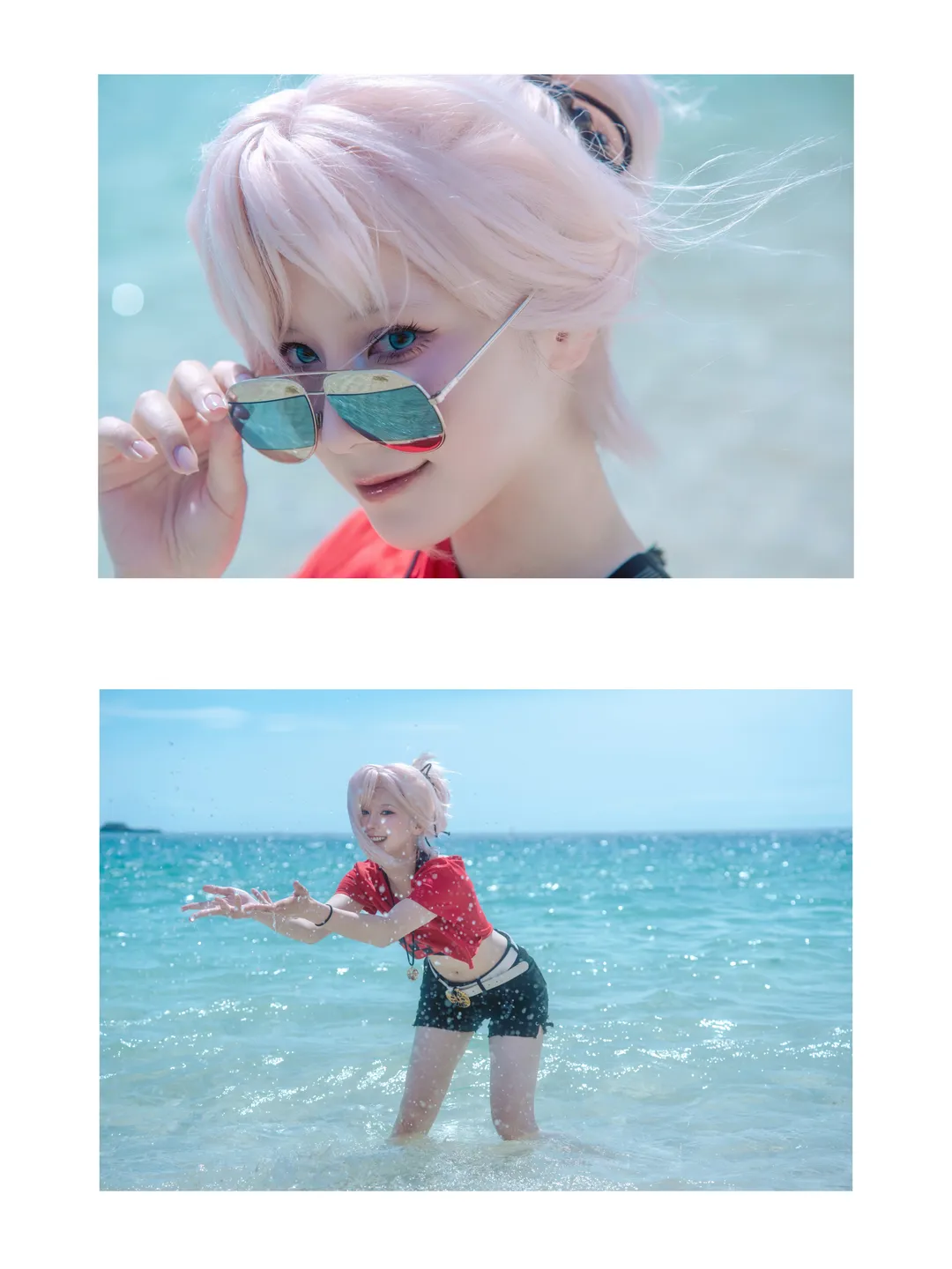 【宫本武藏cos】FGO十周年企划，被海边老鹰抢食的夏日奇遇 - 第 3 张