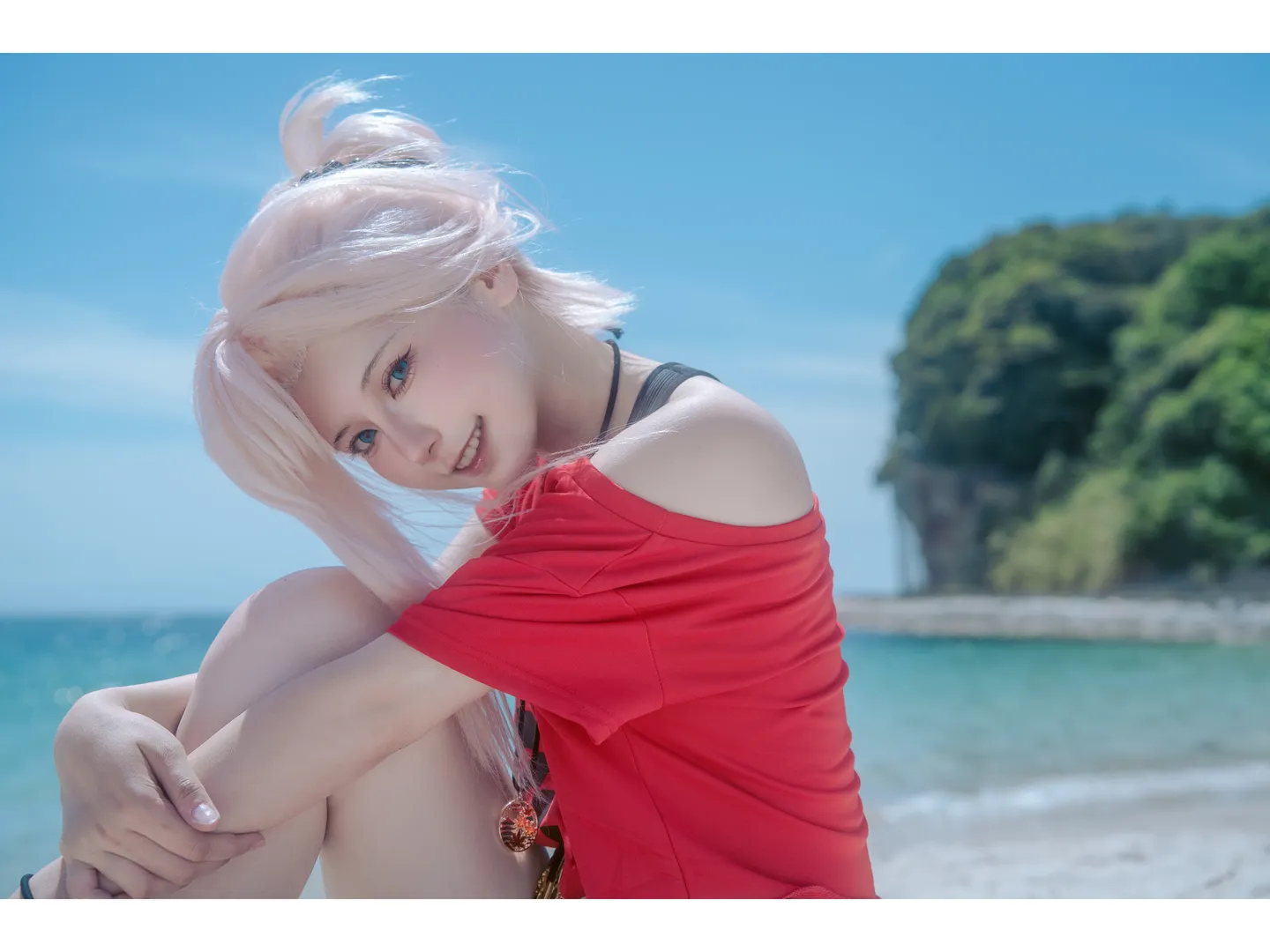 【宫本武藏cos】FGO十周年企划，被海边老鹰抢食的夏日奇遇 - 第 5 张