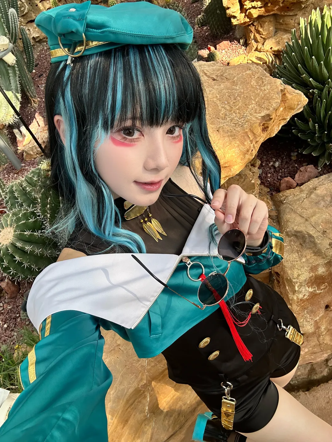 【トラロック コスプレ】Fate/Grand Order 雨の神がアメリカ植物展に降臨 - 1 枚目