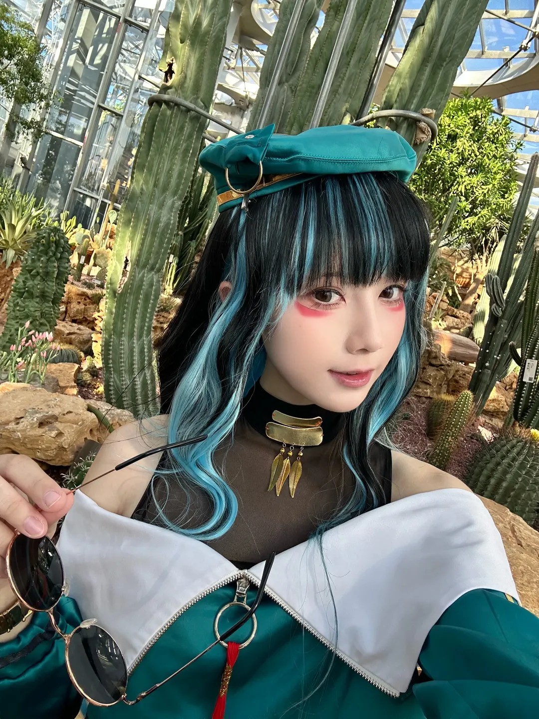 【トラロック コスプレ】Fate/Grand Order 雨の神がアメリカ植物展に降臨 - 2 枚目