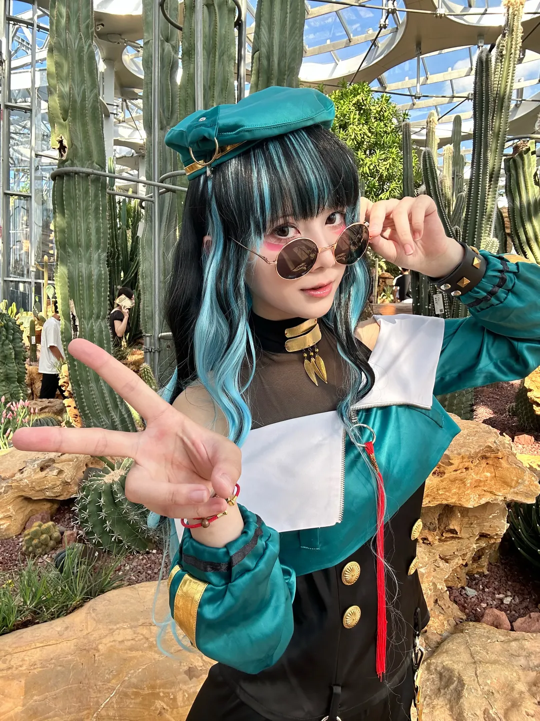 【トラロック コスプレ】Fate/Grand Order 雨の神がアメリカ植物展に降臨 - 4 枚目