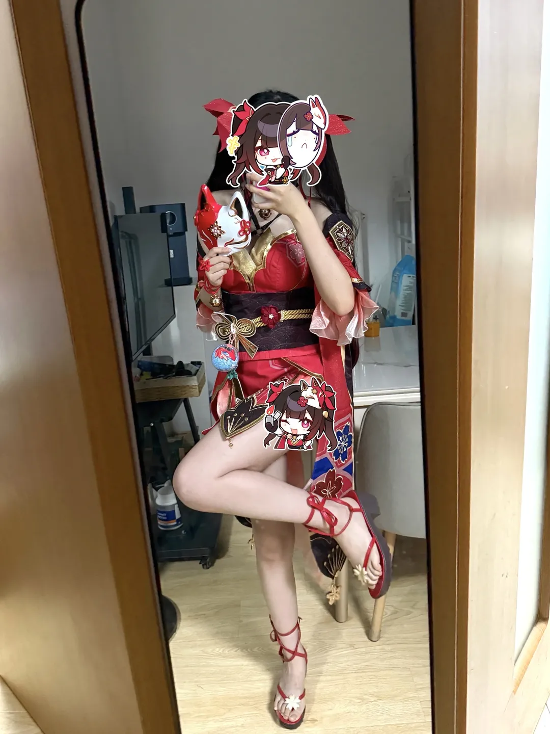 【花火 コスプレ】『崩壊：スターレイル』花火様の新作衣装のコスプレ試着記録 - 1 枚目