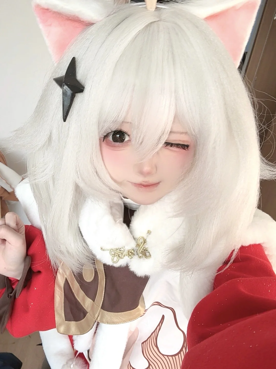 【派蒙cos】原神里的派蒙变成毛茸茸小猫啦 - 第 2 张