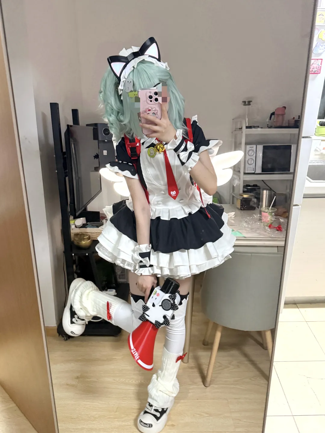 【千夏cos】绝区零女仆装拆箱试衣分享 - 第 2 张