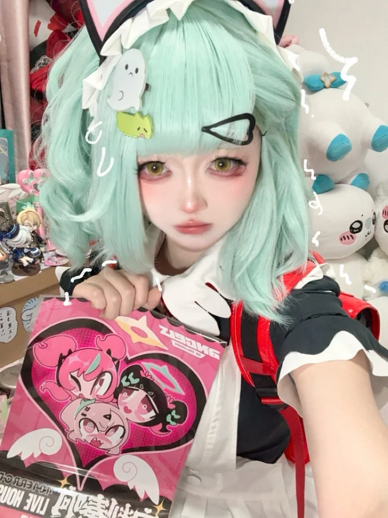 【千夏cos】绝区零女仆装拆箱试衣分享 - 第 4 张