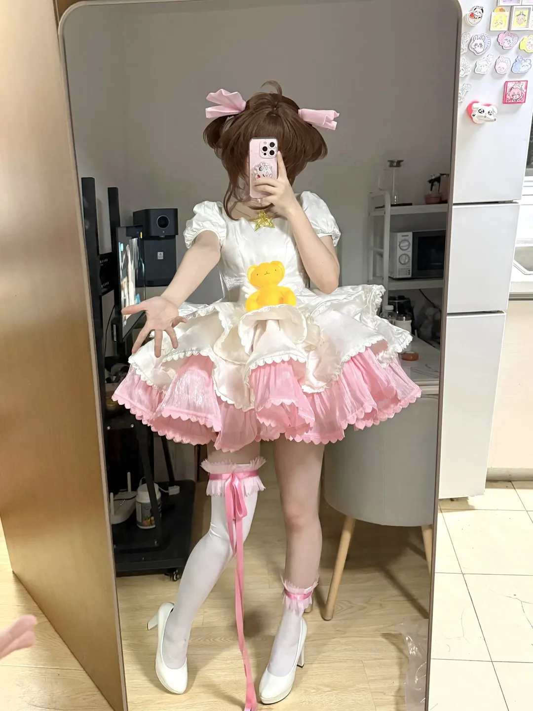 【小樱cos】粉白战斗服试穿记录 - 第 1 张