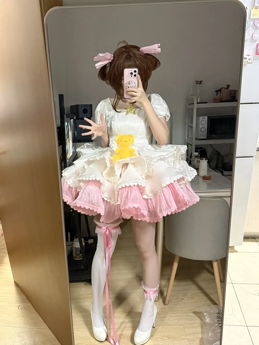 【小樱cos】粉白战斗服试穿记录