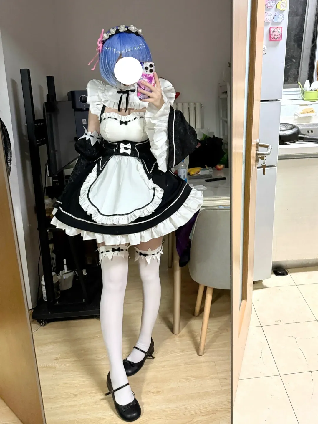 【蕾姆cos】三分这套女仆装绝了，极致还原从零开始的异世界生活 - 第 1 张