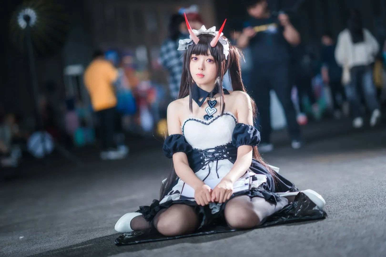 【能代cos】CP29上的女僕裝能代，這套“需要少冰嗎？”皮膚真的太甜了。 - 第 7 張
